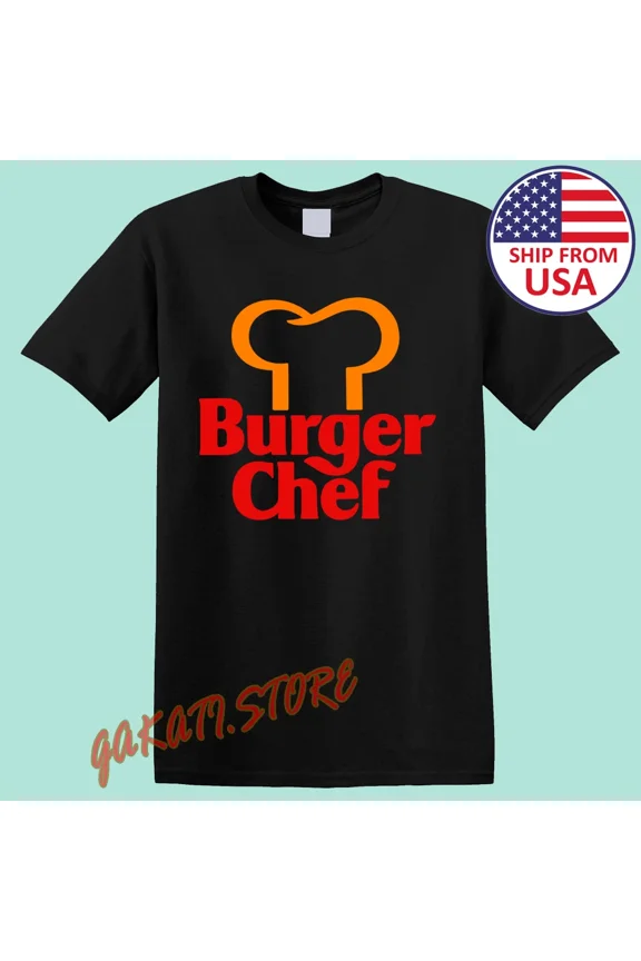 CLASSIC Burger Chef Men's Black Size S-5XL