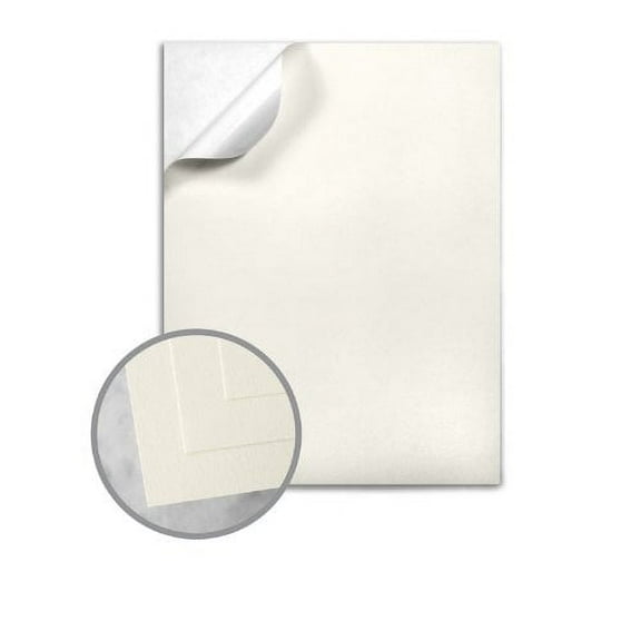 CLASSIC CREST Classic Natural White Labels - 8 1/2 x 11 Full Sheet 70 lb Text Smooth 100% Recycled 100 per Package