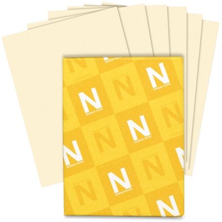 Neenah Paper 01352 8.5 in. x 11 in. 24 lbs. Bond Weight CLASSIC CREST Stationery - Baronial Ivory (500/Ream)