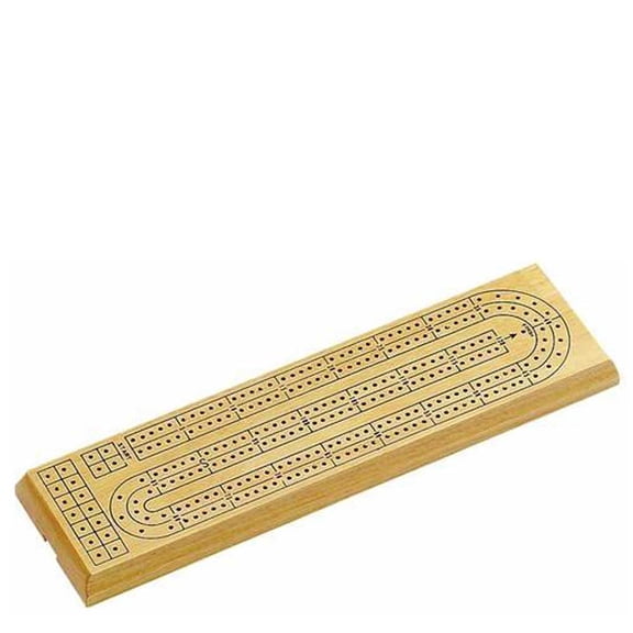 CLASSIC CRIBBAGE: NATURAL MAPLE 2-TRACK BOARD FOR TIMELESS CARD GAME FUN | THE ULTIMATE BOARD FOR CRIBBAGE LOVERS | DURABLE WOODEN | ELEVATE YOUR GAME EXPERIENCEElegant Natural Maple Design: This Crib