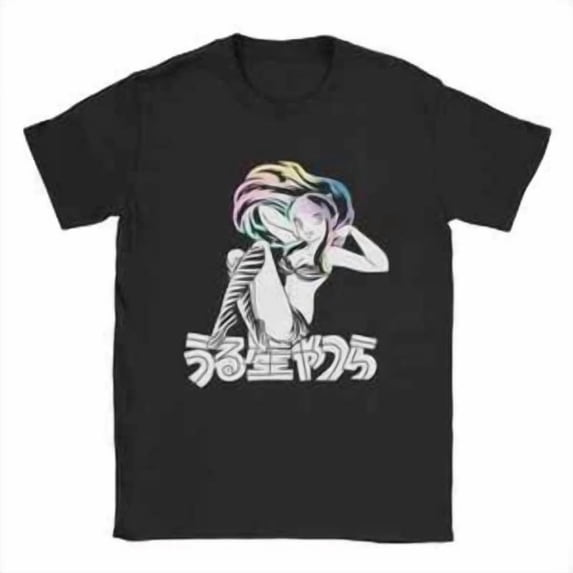 CLASSIC Casual Urusei Yatsura Lum T-Shirt Men Crewneck Pure Cotton T Shirt
