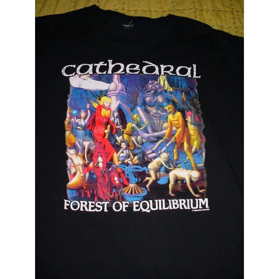 CLASSIC Cathedral Forest of Equilibrium Short Sleeve Black Size S to 5XL T-Shirt AC811