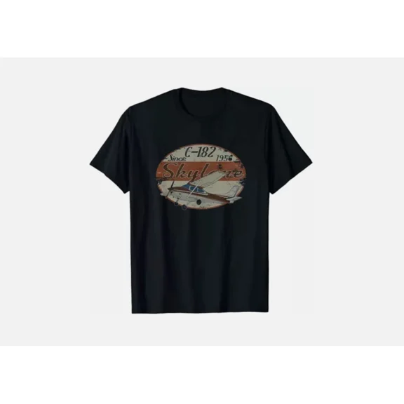 CLASSIC Cessna Skylane 182 Retro Vintage Classic Tee T-Shirt M-345XL Fast Shipping Made