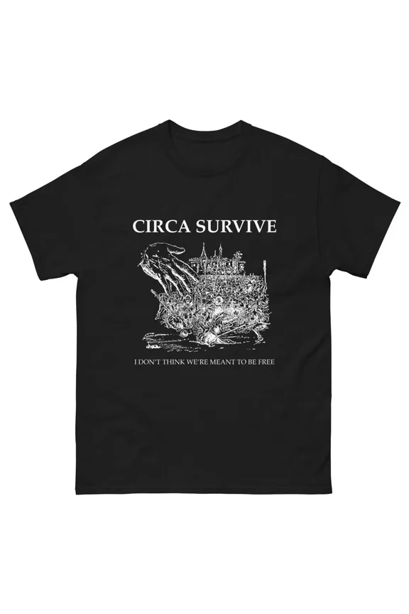 CLASSIC Circa Survive Band I don't Think We Are Meant To Be Free T Shirt Full Size S-5XL