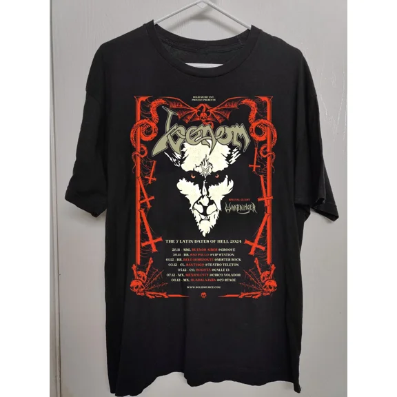 CLASSIC Collection Venom Band 2024 Tour Black T Shirt All Size S-5Xl AL863
