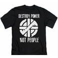 thumbnail image 1 of CLASSIC Crass Destroy Power Not People T-Shirt, Music Indie Rock Punk Gothic Unisex tee, 1 of 2