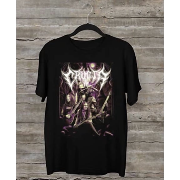 CLASSIC Crypta Band Short Sleeve Cotton Black Size S to 5XL T-Shirt