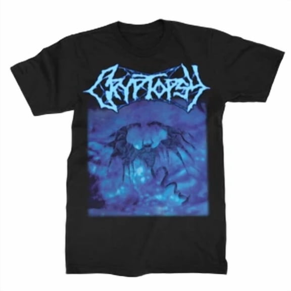 CLASSIC Cryptopsy T-Shirt Short Sleeve Black Tee