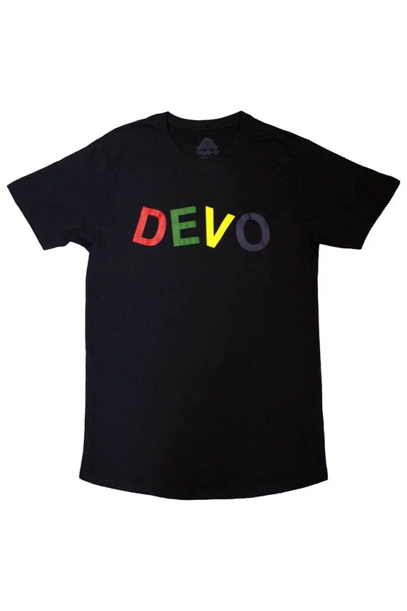 CLASSIC Devo 'Logo' (Black) T-Shirt - NEW & OFFICIAL!