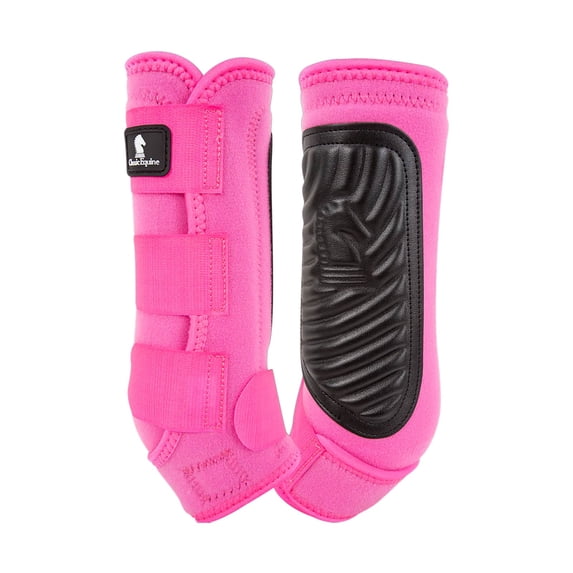 CLASSIC EQUINE Classic Fit Hind Boots, Color: Hot Pink, Size: Small