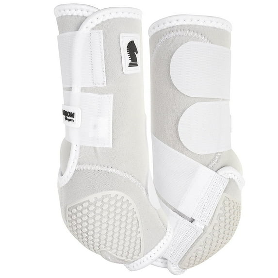 CLASSIC EQUINE Flexion by Legacy2 Front Support Horse Boots, Color: White, Size: M
