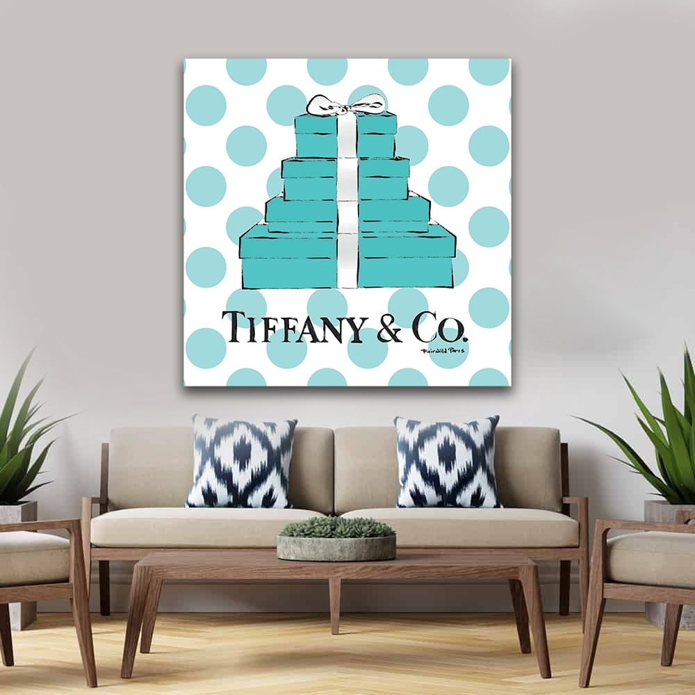 CLASSIC FASHION DESIGNER GIFT BOXES - 14"x14" Canvas Artwork 30 x 30