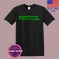 thumbnail image 1 of CLASSIC Festool Tools Men's Black T-Shirt Size S-5XL, 1 of 2