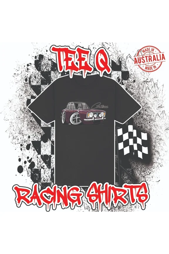 CLASSIC Ford Cortina Mk2 Black Tee 100% Australian Cotton Mk1 TC TD TE