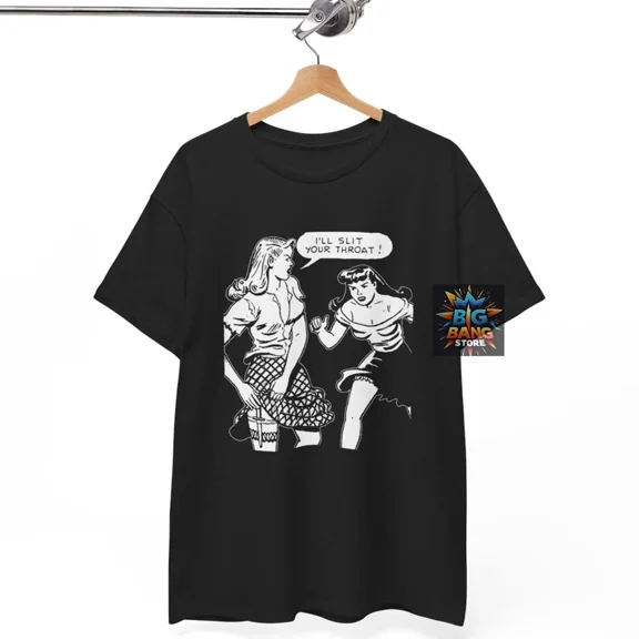 CLASSIC Girl Fight T-Shirt, Music Band Rock Punk Metal, Unisex tee