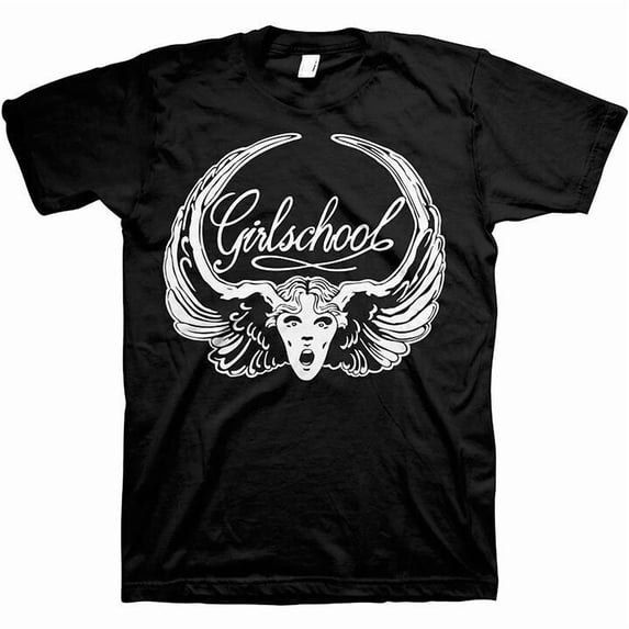 CLASSIC Girlschool Angel T-Shirt Black Cotton All size S-345XL Gift For Fan HRN99
