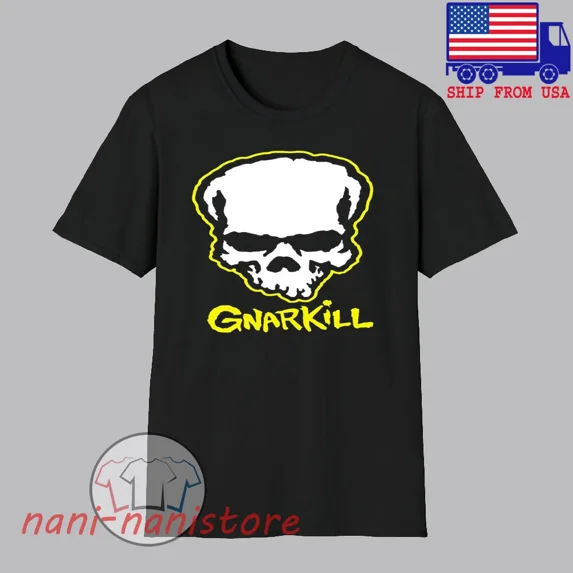 CLASSIC Gnarkill Parody Men's Black T-shirt Size S-5XL