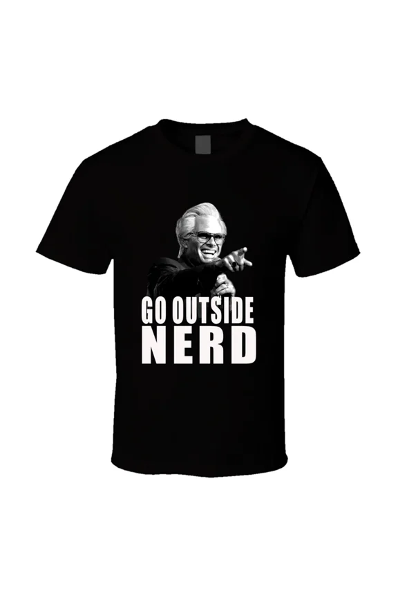 CLASSIC Go Outside Nerd, Uncle Baby Billy, Funny Movies TV Show T Shirt Tee Gift New