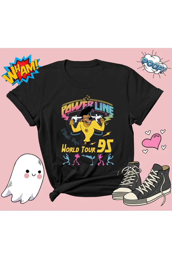 CLASSIC Goofy Movie Powerline T-shirt T shirt Men Women Unisex Tshirt G659