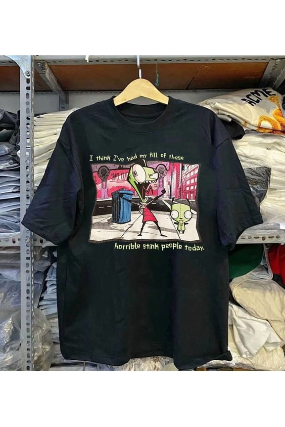 CLASSIC Invader Zim Gir vintage Hot Topic short Tee