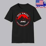 CLASSIC JMC Jupiter Mining Corporation Red Dwarf Men's Black T-shirt Size S-5XL