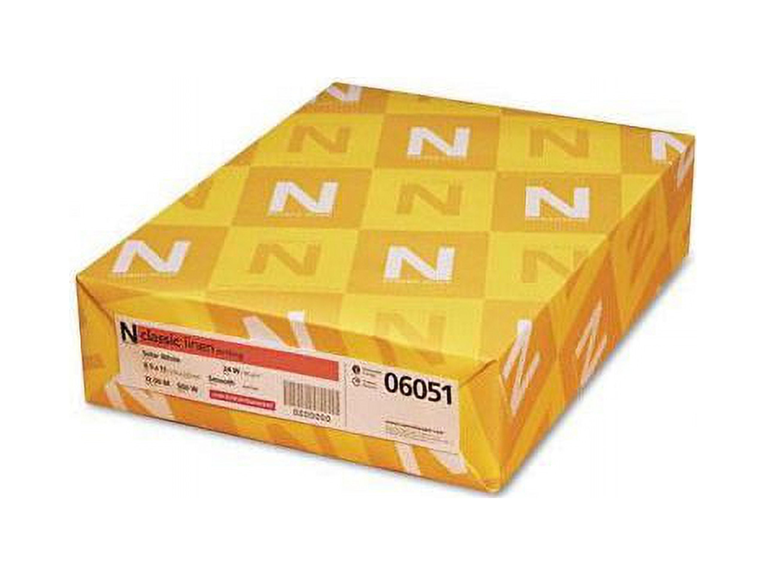 CLASSIC Linen Stationery 97 Bright, 24 lb, 8.5 x 11, Solar White, 500/Ream