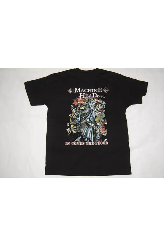 CLASSIC Machine Head Black T-Shirt Cotton Full Size Unisex S-5XL RD96