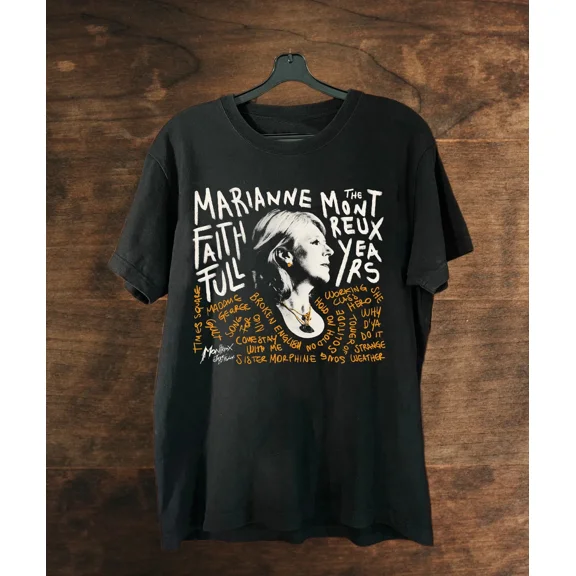 CLASSIC Marianne Faithfull The Montreux Years Album Gift For Fan S to 5XL T-shirt