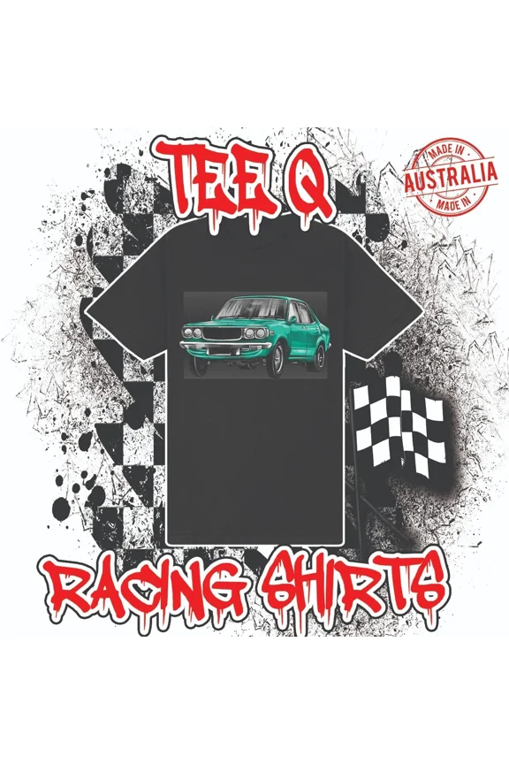 CLASSIC Mazda RX3 Rotary Black Tee ~ 100% Australian Cotton 12A 13B 20B Turbo
