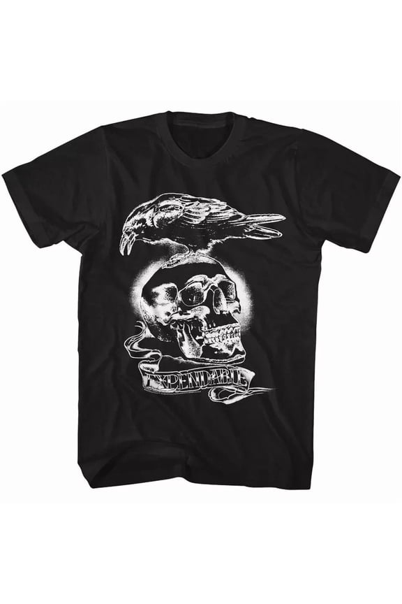 CLASSIC Men's Expendables Expendables Tattoo T-shirt Black