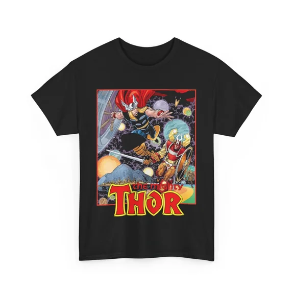 CLASSIC Mighty Thor T-Shirt - Comics - Walt Simonson Art - Odin - 1980s Series
