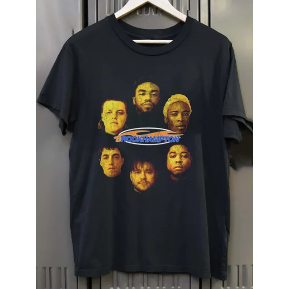 CLASSIC NEW BROCKHAMPTON Band Music Short Sleeve Black All Size Shirt AC1087