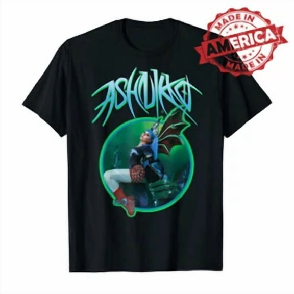 CLASSIC NEW hot Ashnikko T-shirt Black short sleeve All Sizes S to 4XL