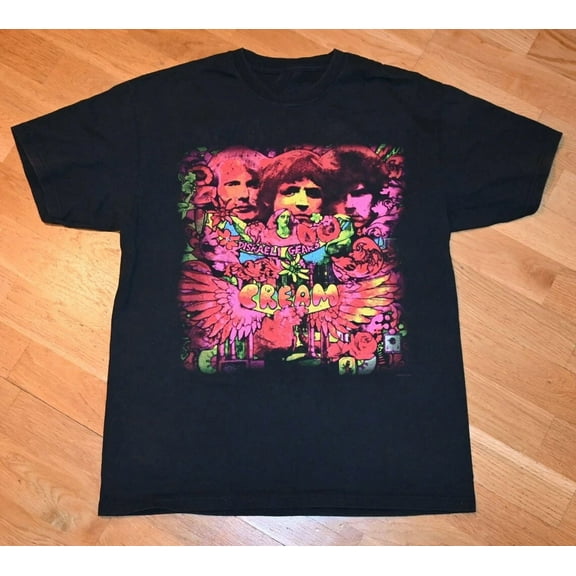 CLASSIC New Popular Cream Band Black T-Shirt Cotton Full Size S-5XL