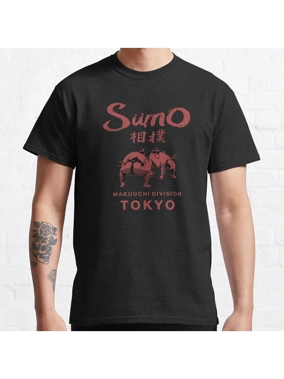 CLASSIC New Sumo Wrestling Japan Tokyo Japanese Classic T-Shirt,black color
