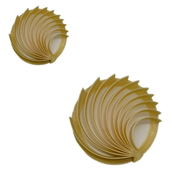 CLASSIC PAN DULCE SET OF 2 SIZES CONCHA COOKIE CUTTERS MEXICAN SWEET BREAD MADE IN USA PR1783