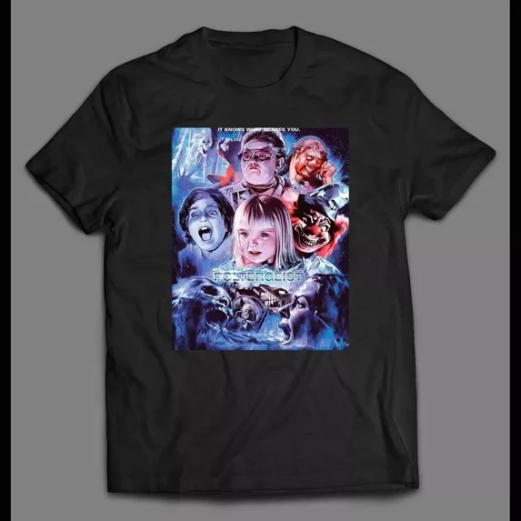 CLASSIC POLTERGEIST HORROR MOVIE POSTER T-Shirt Unisex Men Woman Tee S-4XL NE336