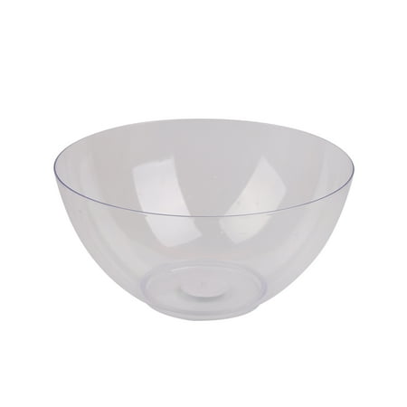 Way To Celebrate Classic Plastic Punch Bowl, Clear, 314 fl oz, 13.2 x 6.5 in