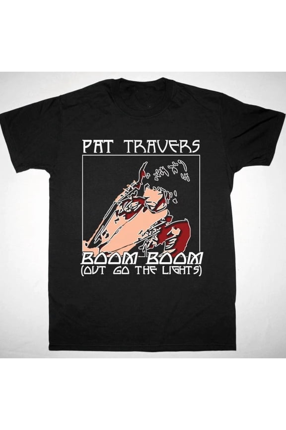 CLASSIC Pat Travers Gift For Family Black T-Shirt Cotton Unisex S-5XL