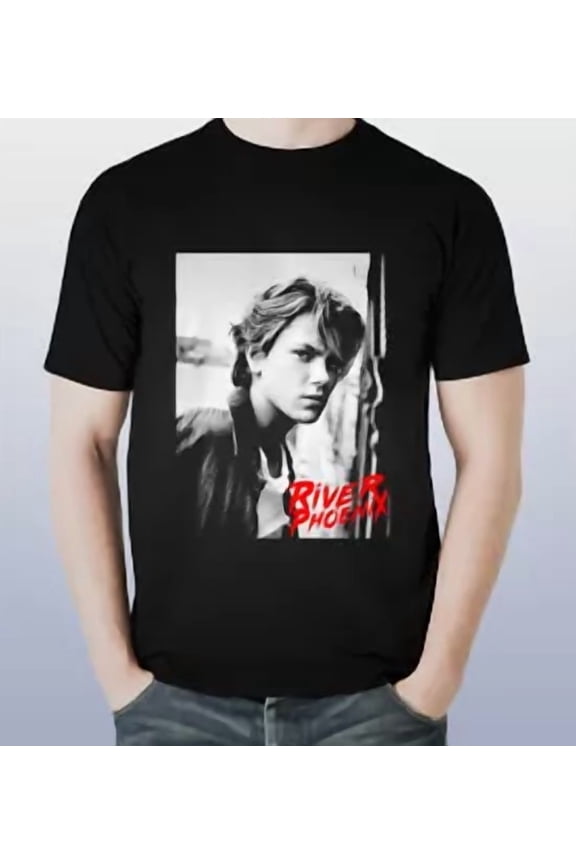 CLASSIC Phoenix River Phoenix Short Slevee Black T-Shirt