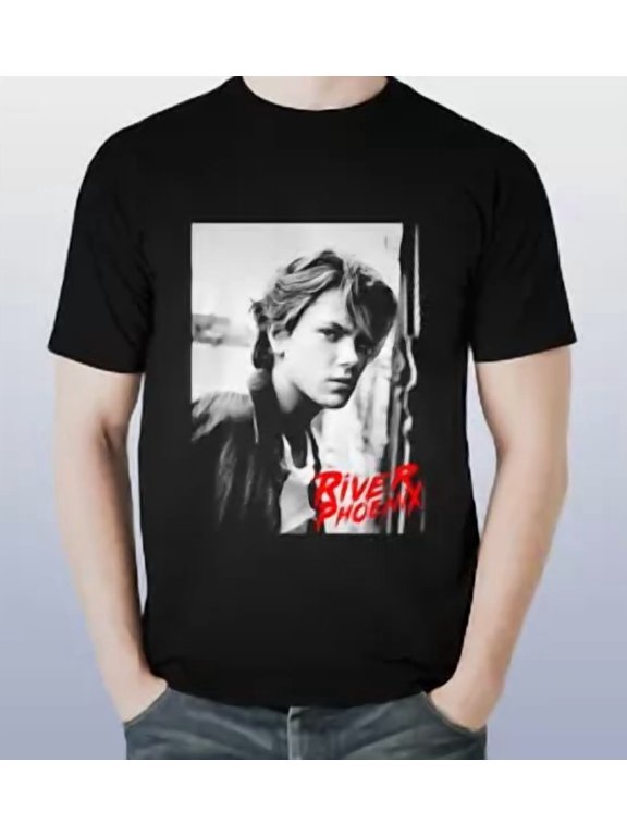 CLASSIC Phoenix River Phoenix Short Slevee Black T-Shirt