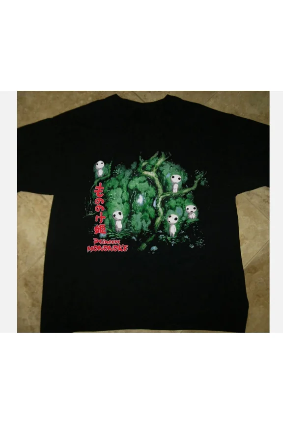 CLASSIC Princess Mononoke Studio Ghibli Cotton Unisex S-5XL T-shirt