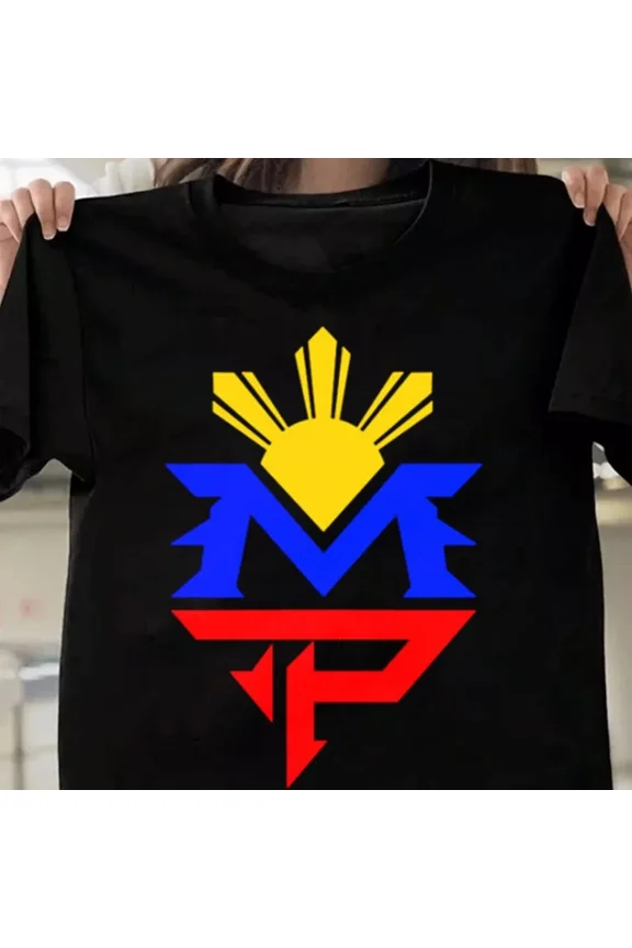 CLASSIC Rare Manny Pacquiao Logo Unisex Men S-235XL 20D339