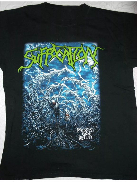 CLASSIC Rare Suffocation Pierced from Within Black Size S to 5XL T-Shirt AC1059