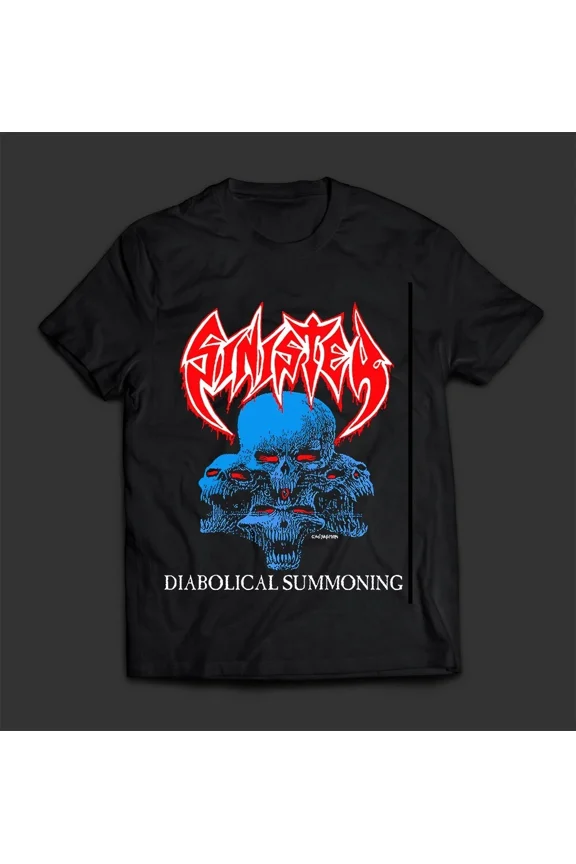 CLASSIC SINISTER – Diabolical Summoning Cotton Black All Size Unisex T Shirt TT096