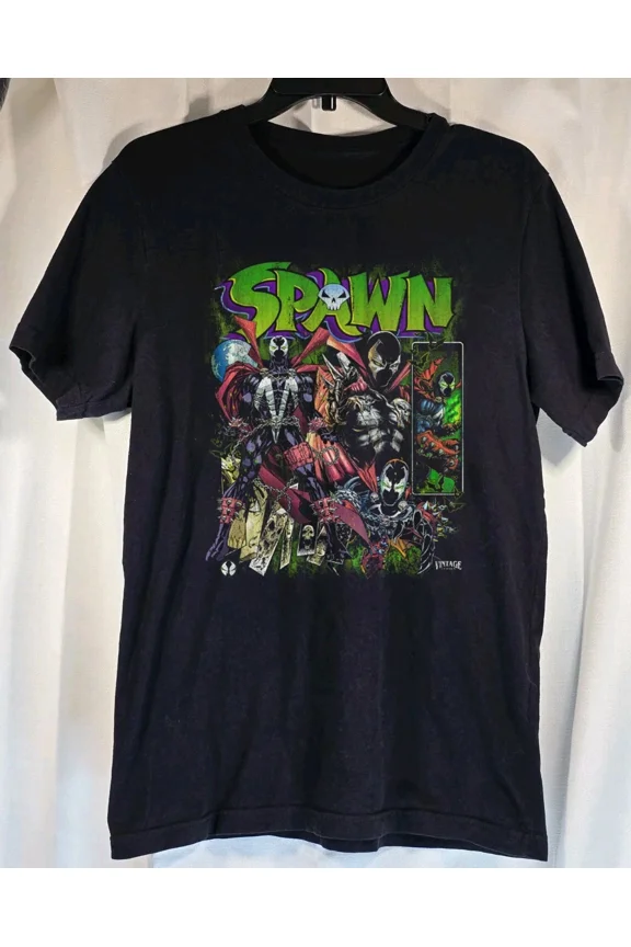 CLASSIC SPAWN VINTAGE MOVIE Black Color Full Size S To 5XL Shirt FN1087