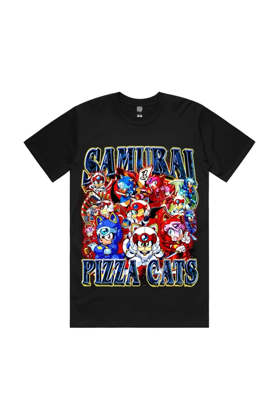 CLASSIC Samurai Pizza Cats T-Shirt