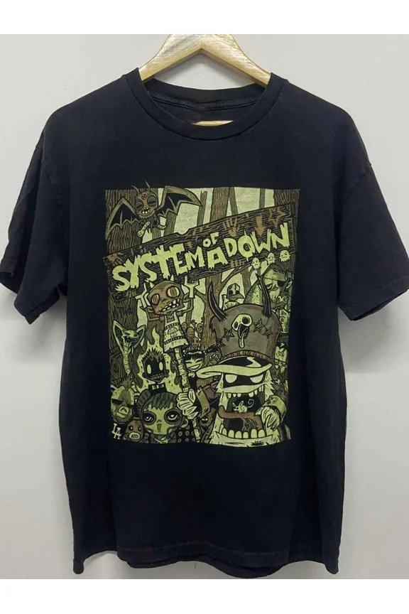 CLASSIC System of a Down Band Album Vintage Adult Unisex T-Shirt All Size MC385