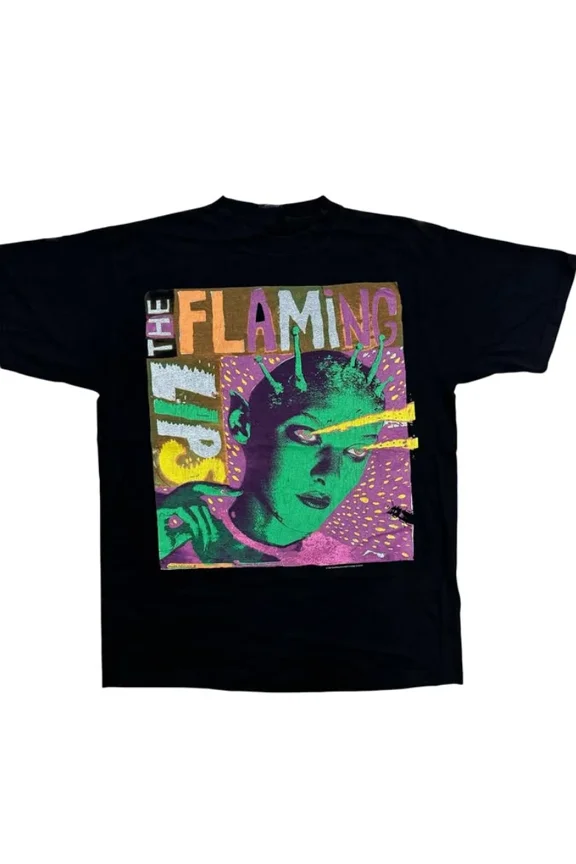 CLASSIC THE FLAMING LIPS Album Unisex T-Shirt Cotton S-5XL BS313