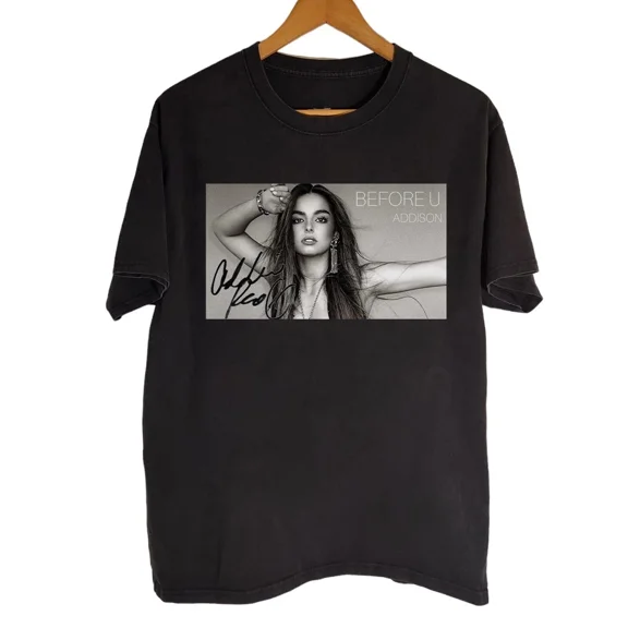 CLASSIC Trend Addison Rae Black Cotton All size S-5XL Gift For Fans T-shirt